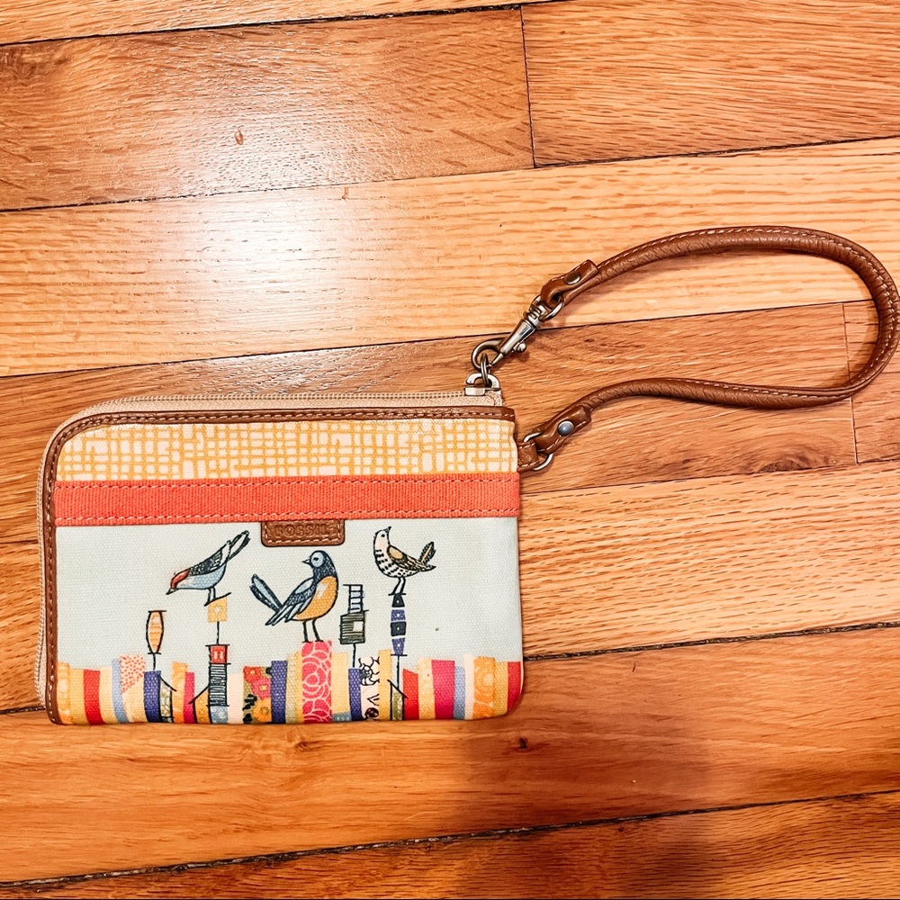 Fossil Key-Per Zip-Around Wristlet - image 1